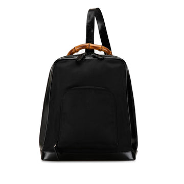 Gucci Nylon Bamboo Sling Backpack (SHG-IELGv1)