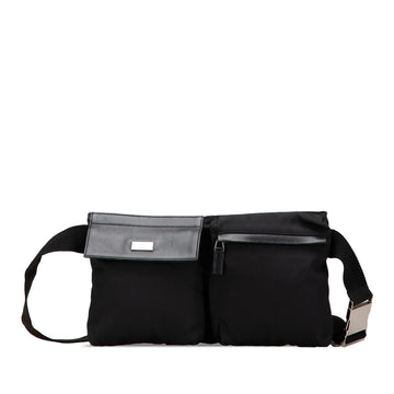 Gucci Nylon Double Pocket Belt Bag