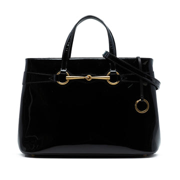 Gucci Patent Bright Bit Satchel