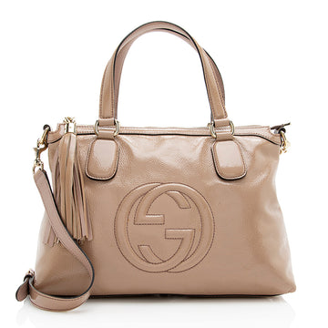 Gucci 1:1 Rep Leather Soho Working Tote (SHF-21091)