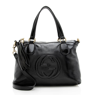 Gucci 1:1 Rep Leather Soho Working Tote (SHF-22850)