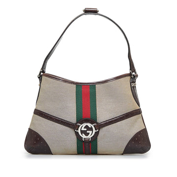 Gucci Reins Web Shoulder Bag (SHG-2amAPb)