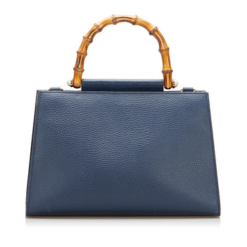 Gucci Small Bamboo Nymphaea Satchel (SHG-m6Hp5z)