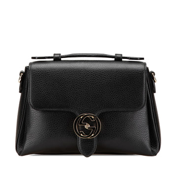 Gucci Small Dollar Calf Interlocking G Satchel