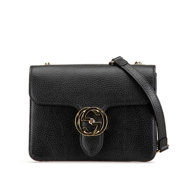 Gucci Small Dollar Calfskin Interlocking G Crossbody (SHG-bDu7A6)