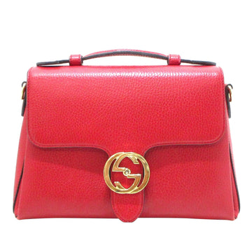 Gucci Small Dollar Interlocking G Satchel (SHG-HxRB3h)