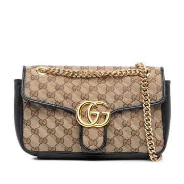 Gucci Small GG Canvas GG Marmont Crossbody