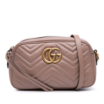 Gucci Small GG Marmont Matelasse Leather Crossbody