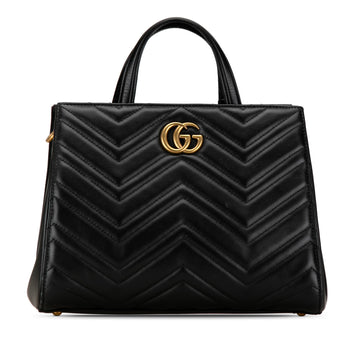 Gucci Small GG Marmont Matelasse Tote (SHG-SEH8S6)