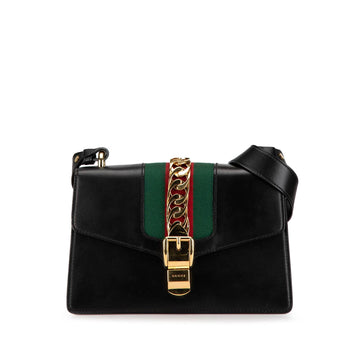 Gucci Small Leather Sylvie Satchel