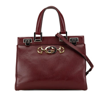 Gucci Small Leather Zumi Satchel