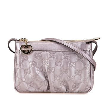 Gucci Small Metallic Guccissima Lovely Crossbody