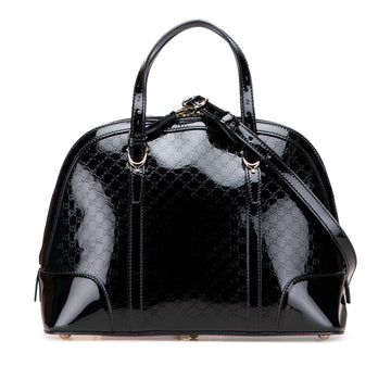 Gucci Small Microguccissima Patent Nice Satchel