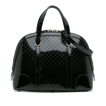 Gucci Small Microguccissima Patent Nice Satchel