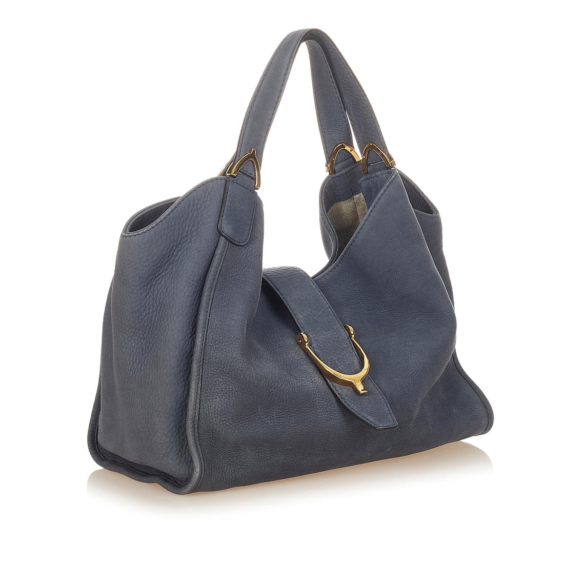 Gucci Soft Stirrup Nubuck Leather Tote Bag (SHG-31917)