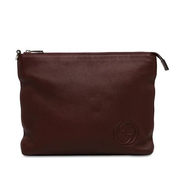 Gucci Soho Leather Pouch (SHG-Wb1Mno)