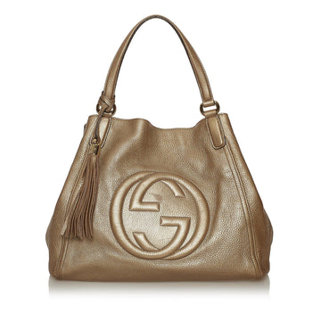 Gucci Soho Leather Tote Bag (SHG-29075)