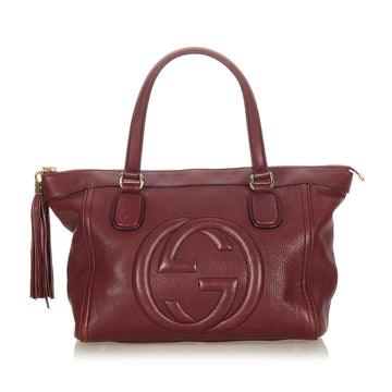 Gucci Soho Working Leather Tote Bag (SHG-31944)