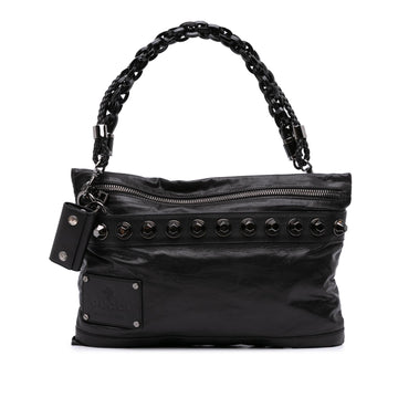 Gucci Studded Calfskin Shoulder Bag