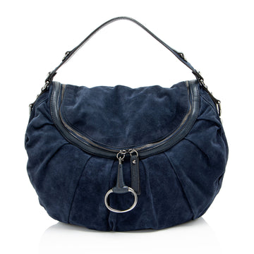 Gucci Suede Icon Bit Hobo