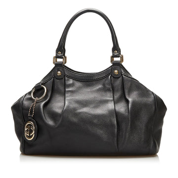 Gucci Sukey Leather Tote Bag (SHG-35565)