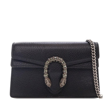Gucci Super Mini Dionysus Leather Crossbody Bag (SHG-vzCgCv)