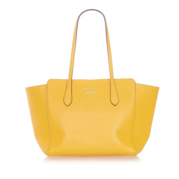 Gucci Swing Leather Tote Bag (SHG-32177)