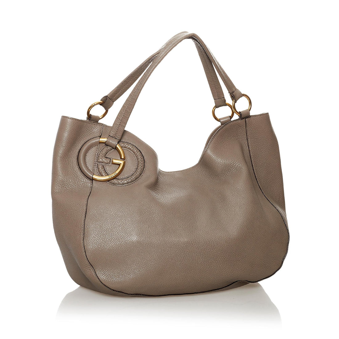 Gucci Twill Leather Tote Bag (SHG-32764)