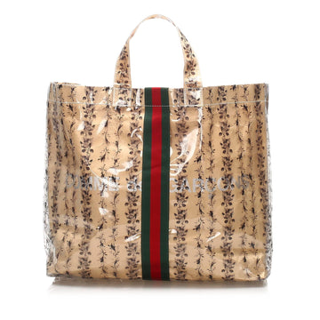 Gucci Web Vinyl Tote Bag (SHG-25010)