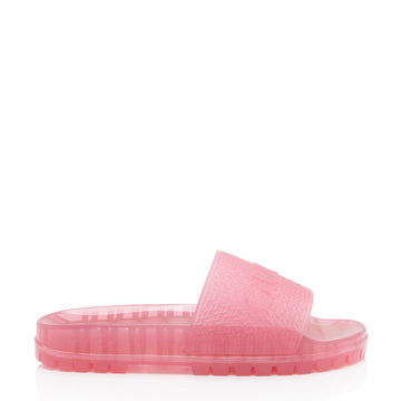 Gucci x Adidas Rubber Logo Slides - Size 9 / 39 (SHF-XS2hNk)