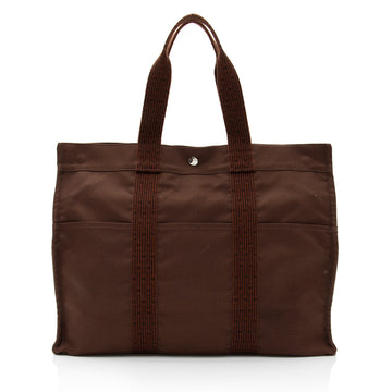 Hermes Canvas Herline GM Tote (SHF-R5HFcd)