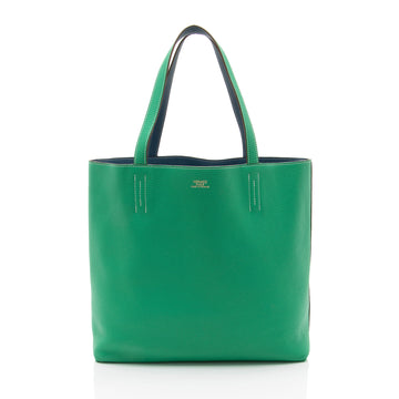 Hermes Clemence Leather Double Sens 45 Tote