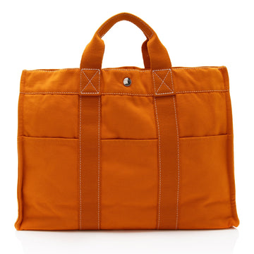 Hermes Toile Fourre Tout MM Tote (SHF-UzgbQi)