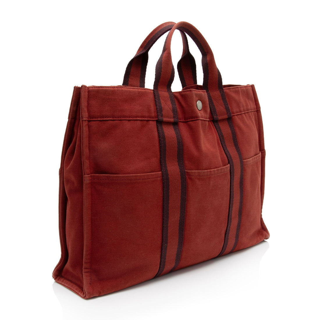 Hermes Toile Fourre Tout MM Tote (SHF-37avGI)