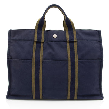 Hermes Toile Fourre Tout MM Tote (SHF-WYiUei)