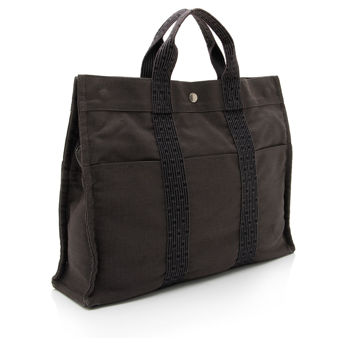 Hermes Vintage Canvas Herline MM Tote (SHF-GOLFd8)