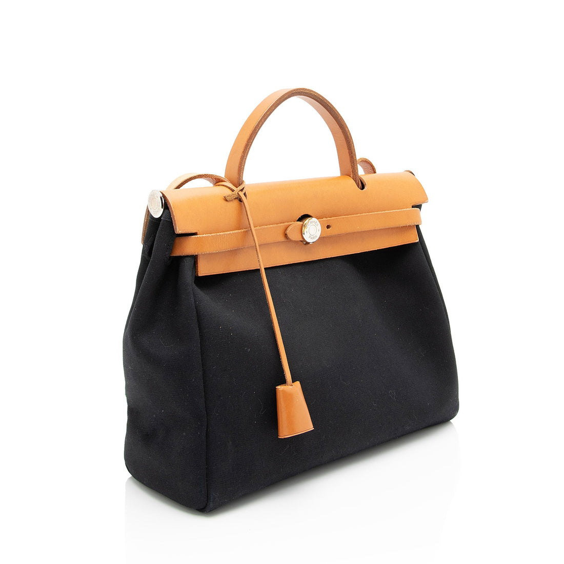 Hermes Vintage Toile Vache Hunter Herbag 31 Tote