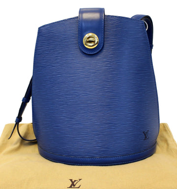 LOUIS VUITTON Shoulder Bag  Epi Leather Cluny Blue
