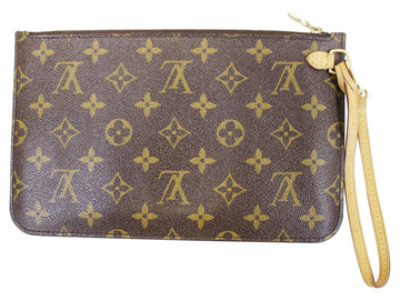 LOUIS VUITTON   Pochette Wristlet Fuchsia Monogram Neverfull MM