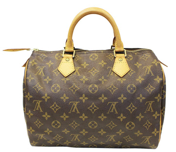 LOUIS VUITTON  Satchel Bag Monogram Canvas Speedy 30 Brown