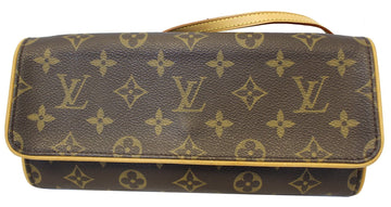 LOUIS VUITTON Twin GM Monogram Canvas Pochette Shoulder Bag