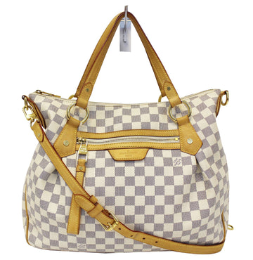 LOUIS VUITTON Shoulder Bag   Evora MM Damier Azur Tote