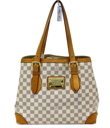 LOUIS VUITTON Damier Azur Hampstead MM Shoulder Bag - Sale