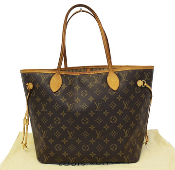 LOUIS VUITTON Monogram Neverfull MM Tote Shoulder Bag
