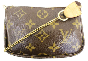 LOUIS VUITTON Monogram Canvas Mini Pochette Accessoires Pouch