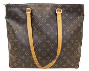 LOUIS VUITTON Monogram Canvas Cabas Mezzo Tote Bag