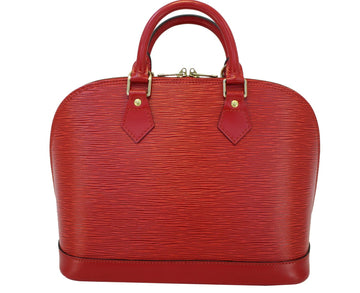 Louis vuitton  Handbag Epi Leather Red Alma PM