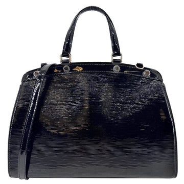 LOUIS VUITTON Brea MM Electric Epi Leather Shoulder Bag Black