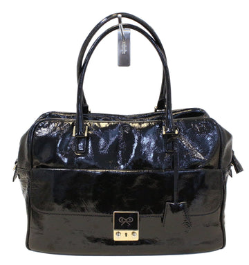 Anya Hindmarch Handbags Women Carker Black Patent Leather - Last Call