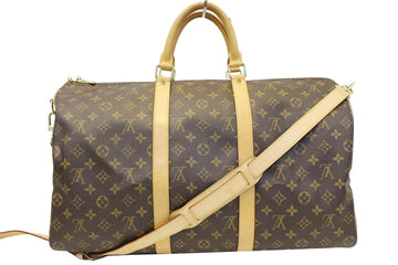 LOUIS VUITTON Travel Bag Monogram Keepall 50 Bandouliere